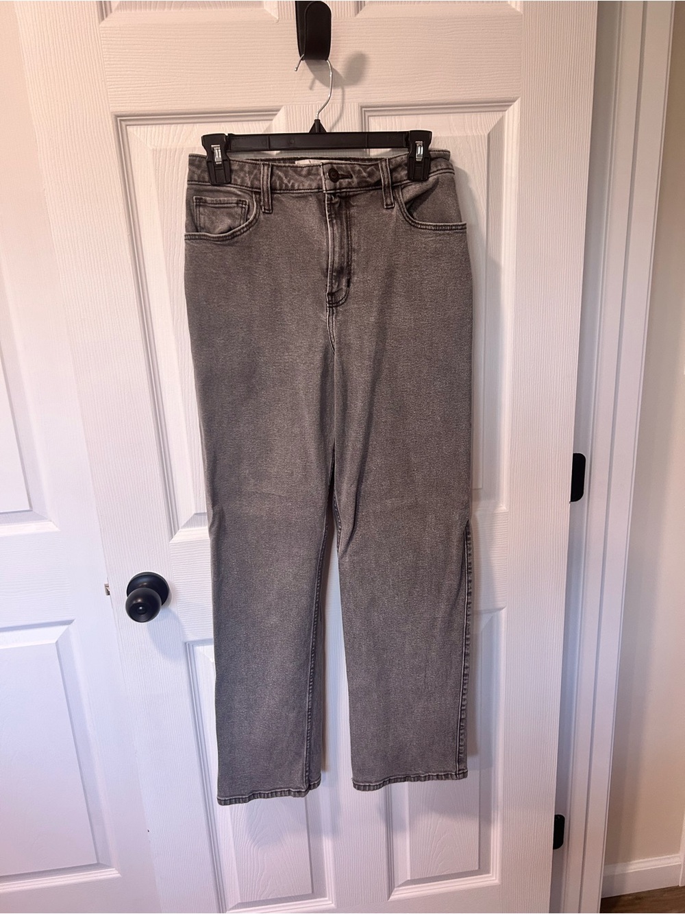 Hollister Gray Flare Wide-Leg Jeans